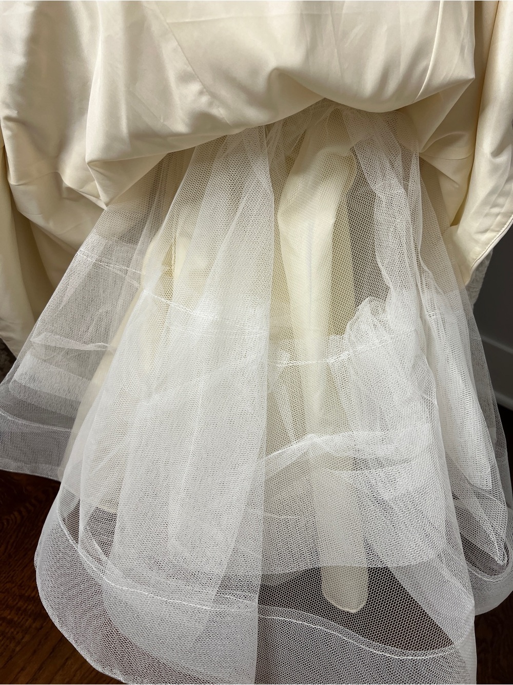 Allure Bridals Champagne Lace Corset Gown - Picture 6 of 8